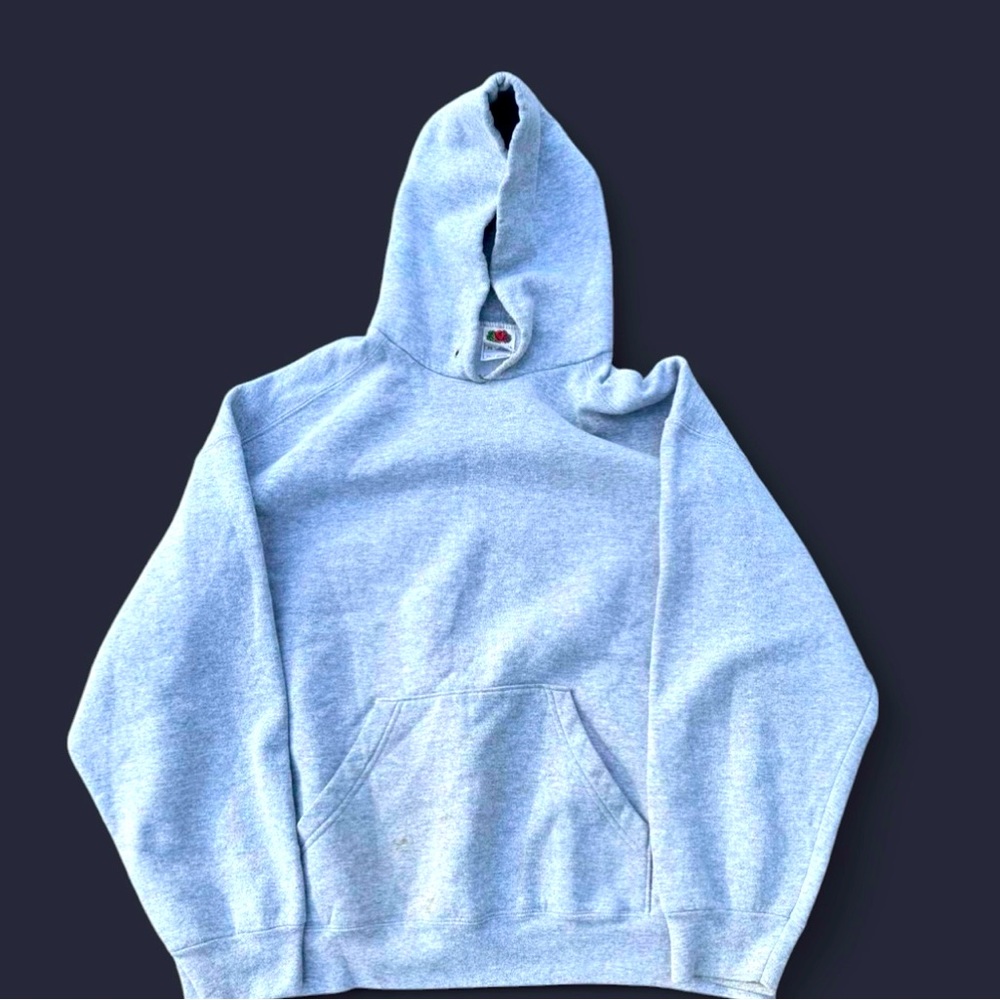 Grey Vintage Fruit of the loom hoodie